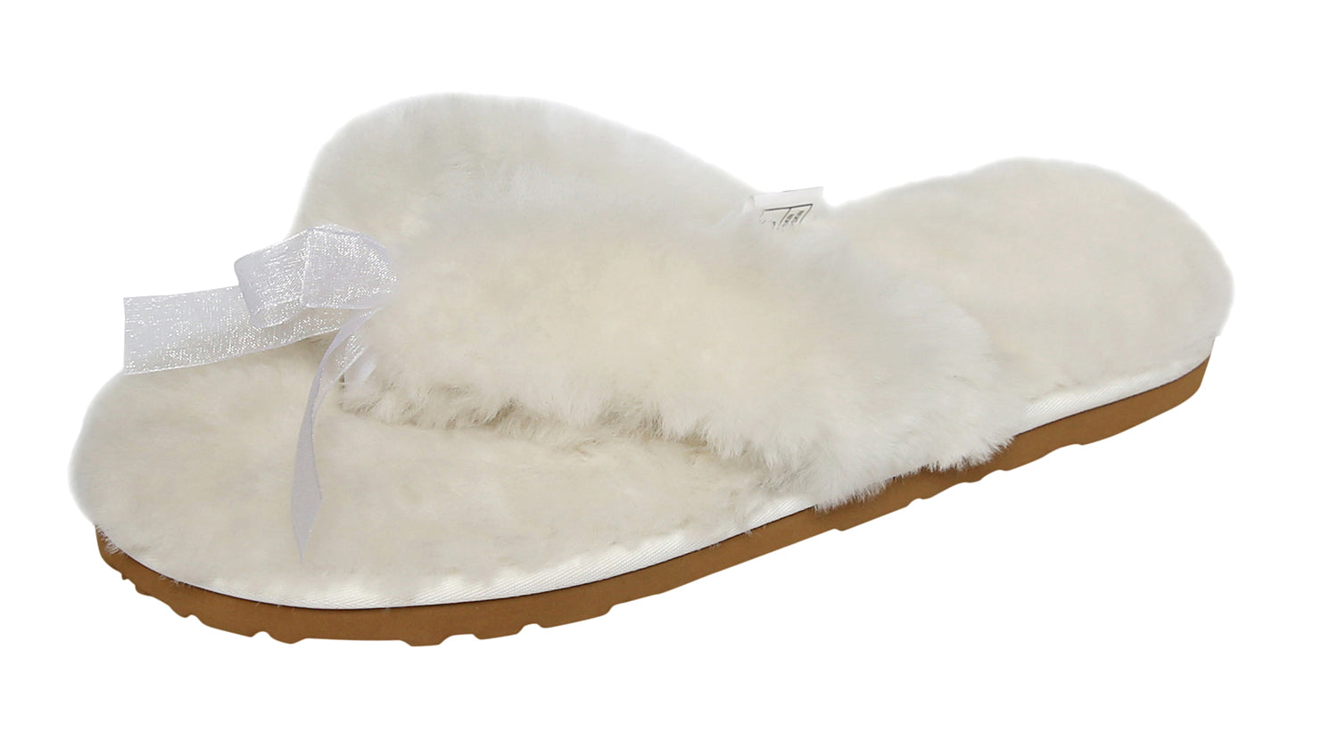 sheepskin flip flop slippers