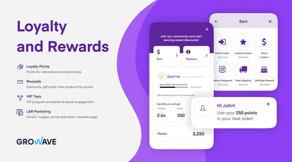 growave shopify product reviews and loyalty program