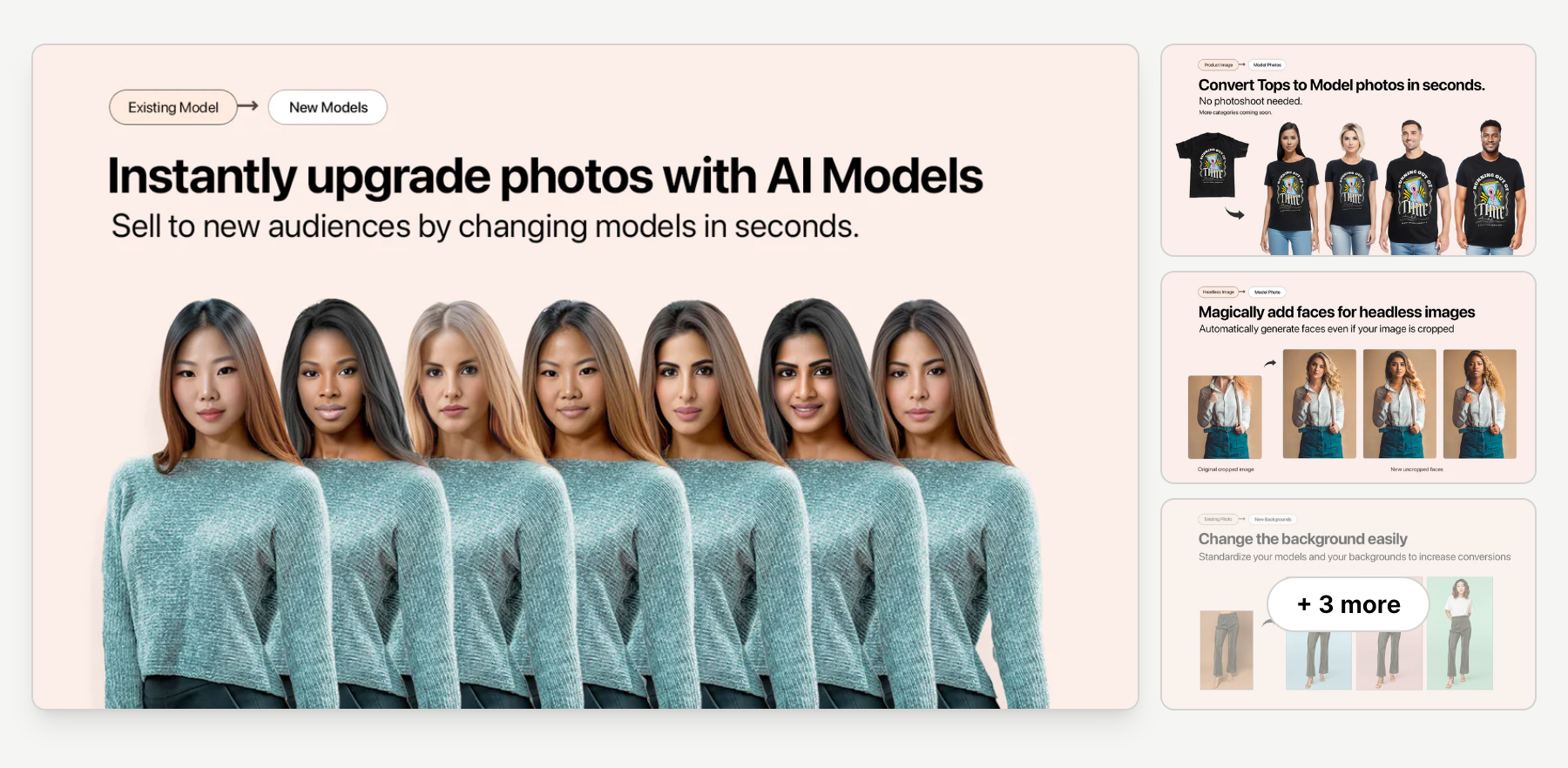 onmodel ai photoshoot ai tools on shopify app store