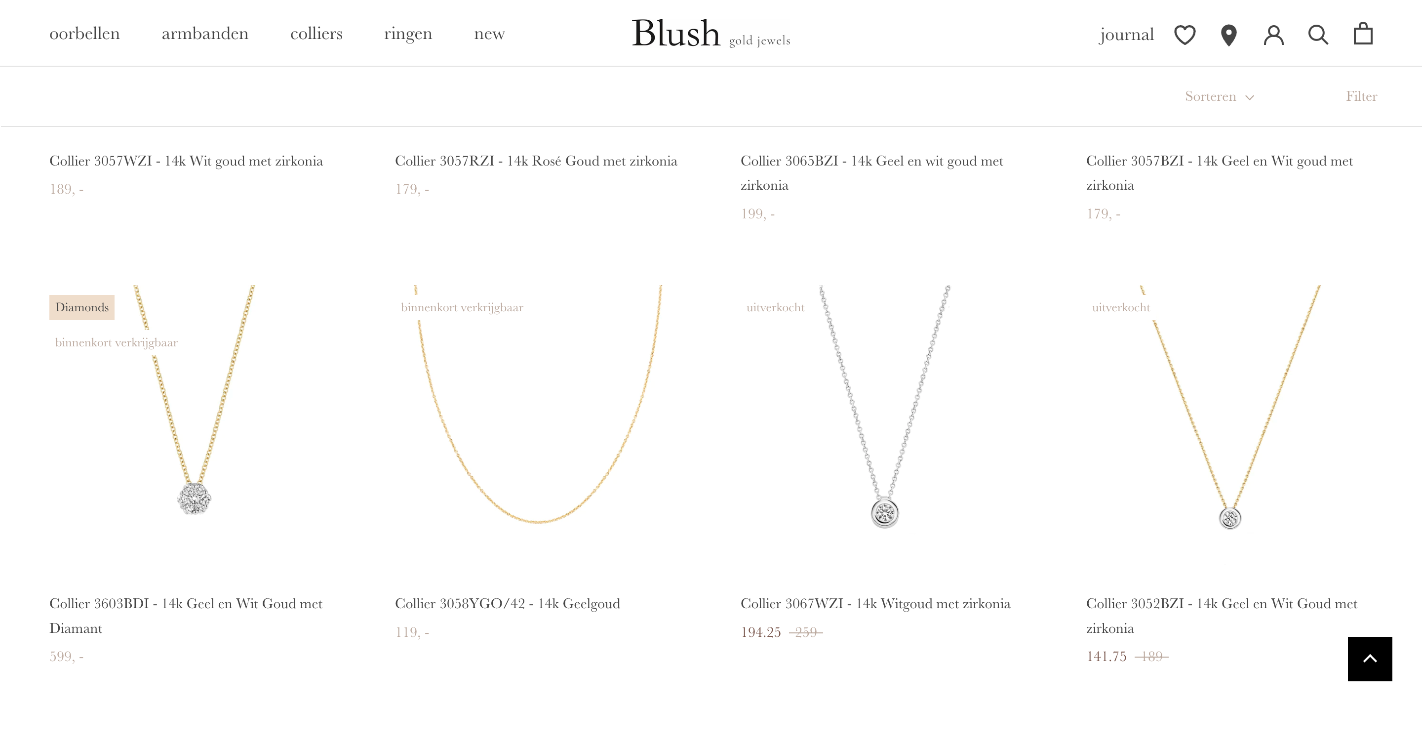 blush jewels using demoting merchandising rule of boost ai search and discovery