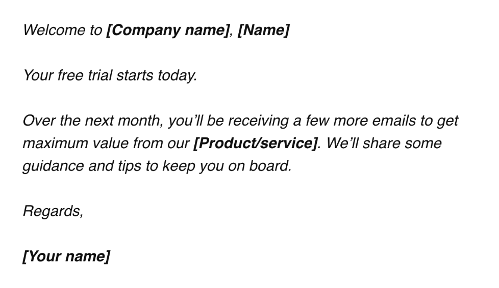 onboarding email