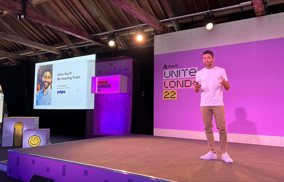 shopify unite 2022 london yotpo partner talk