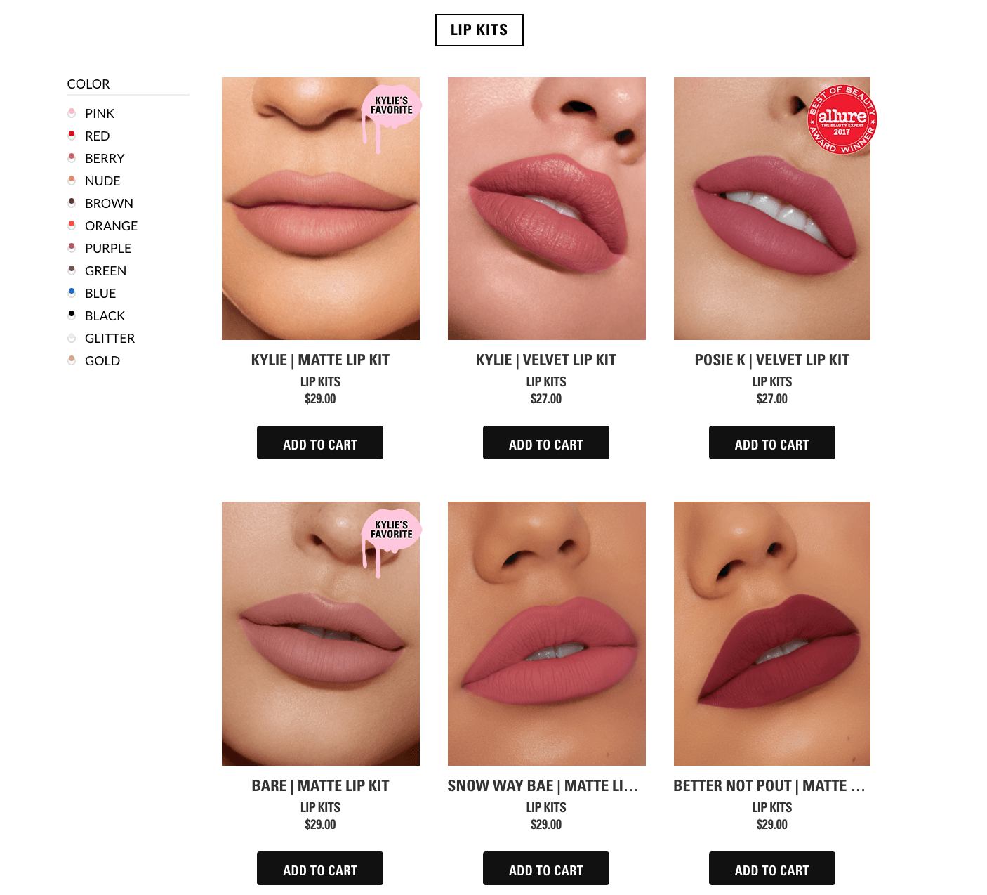 use high quality images in collection example kylie