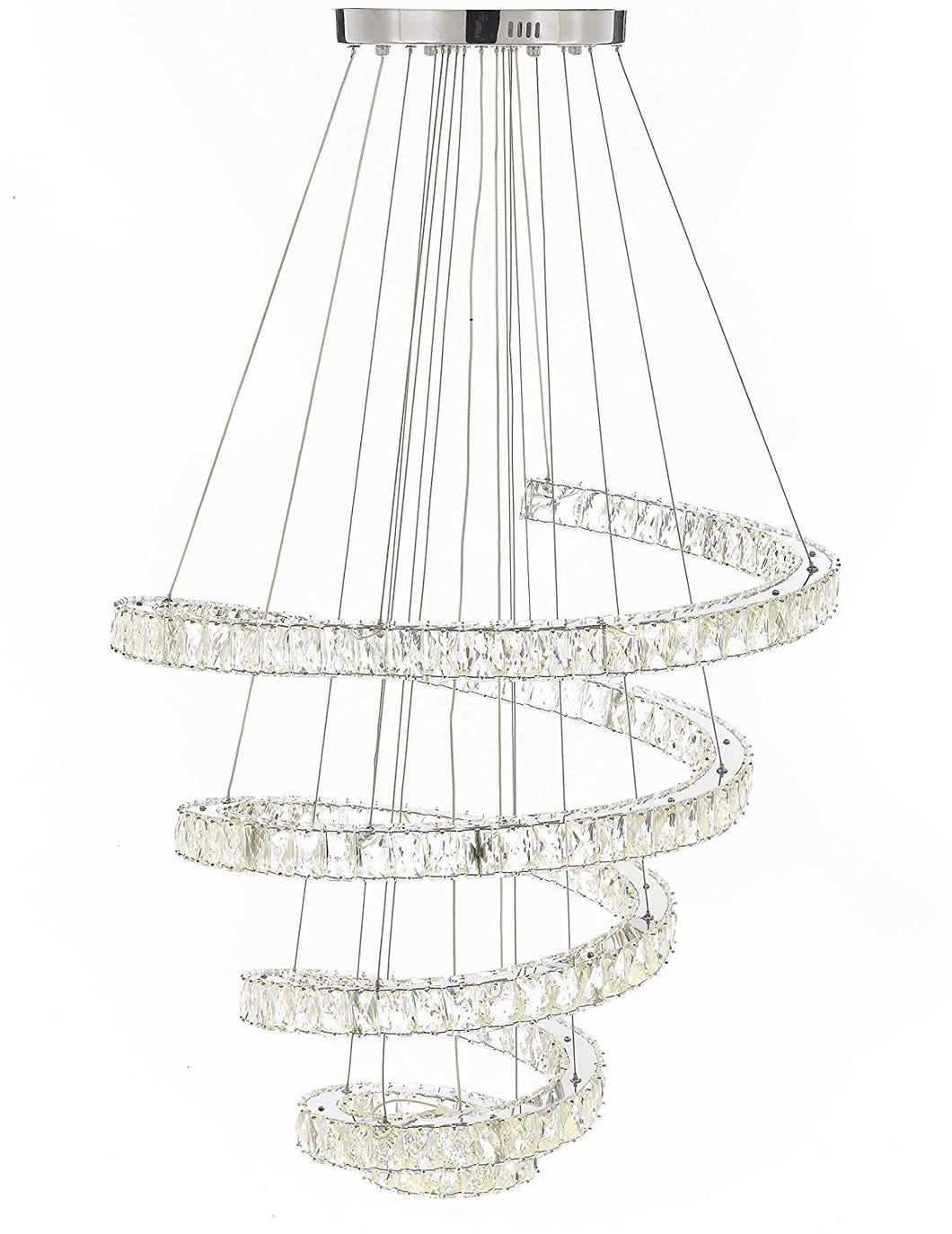 modern spiral led ceiling light