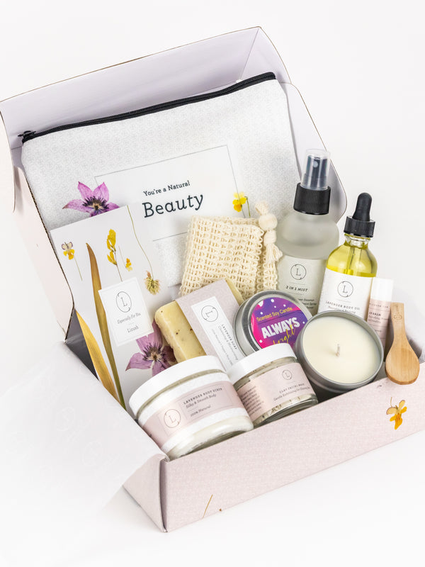 6-Piece Bath and Body Spa Gift Box for Women Relaxation Self Care Box –  Serenity Bath and Body Care