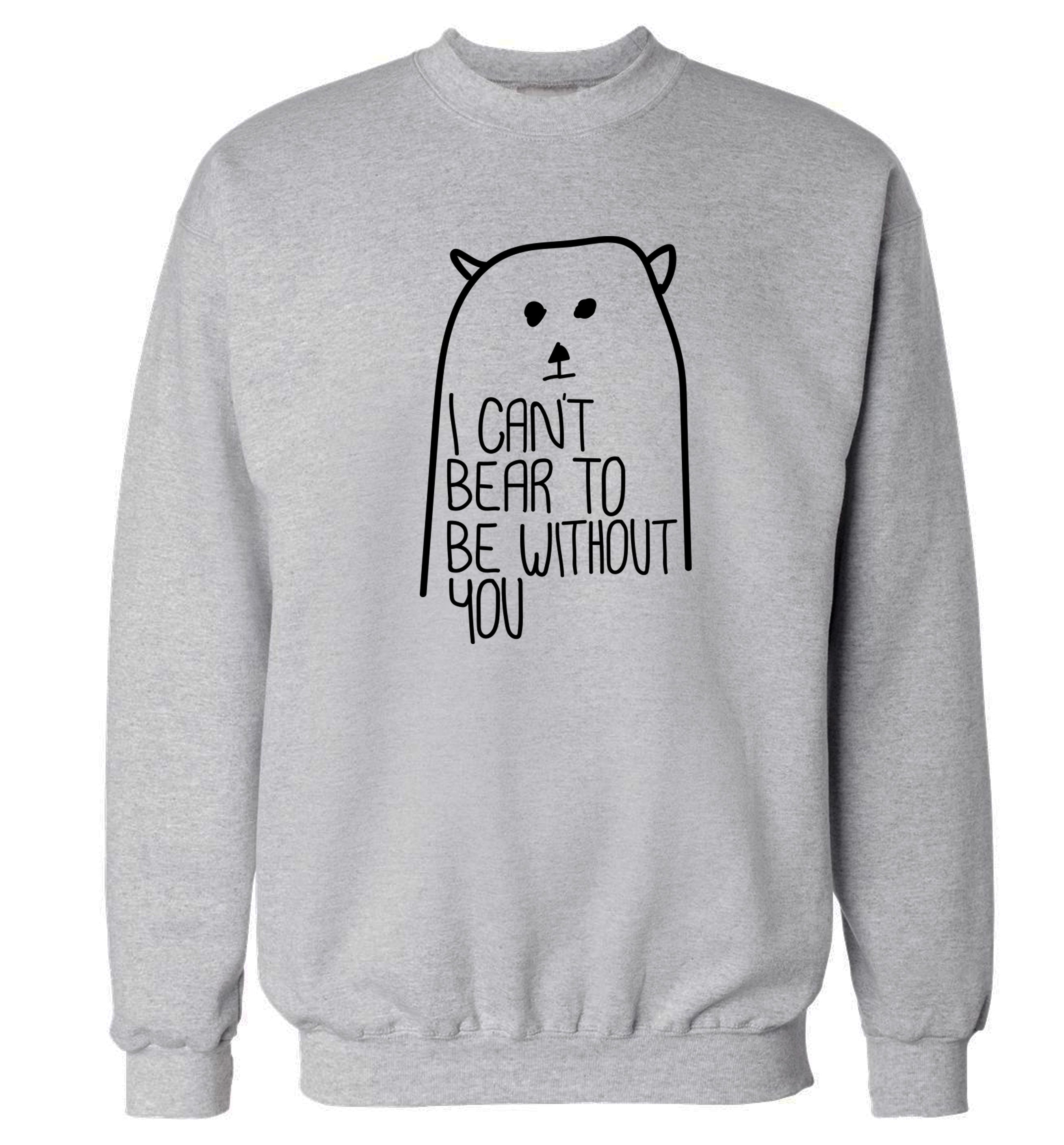 i can't bear to be without you sweater