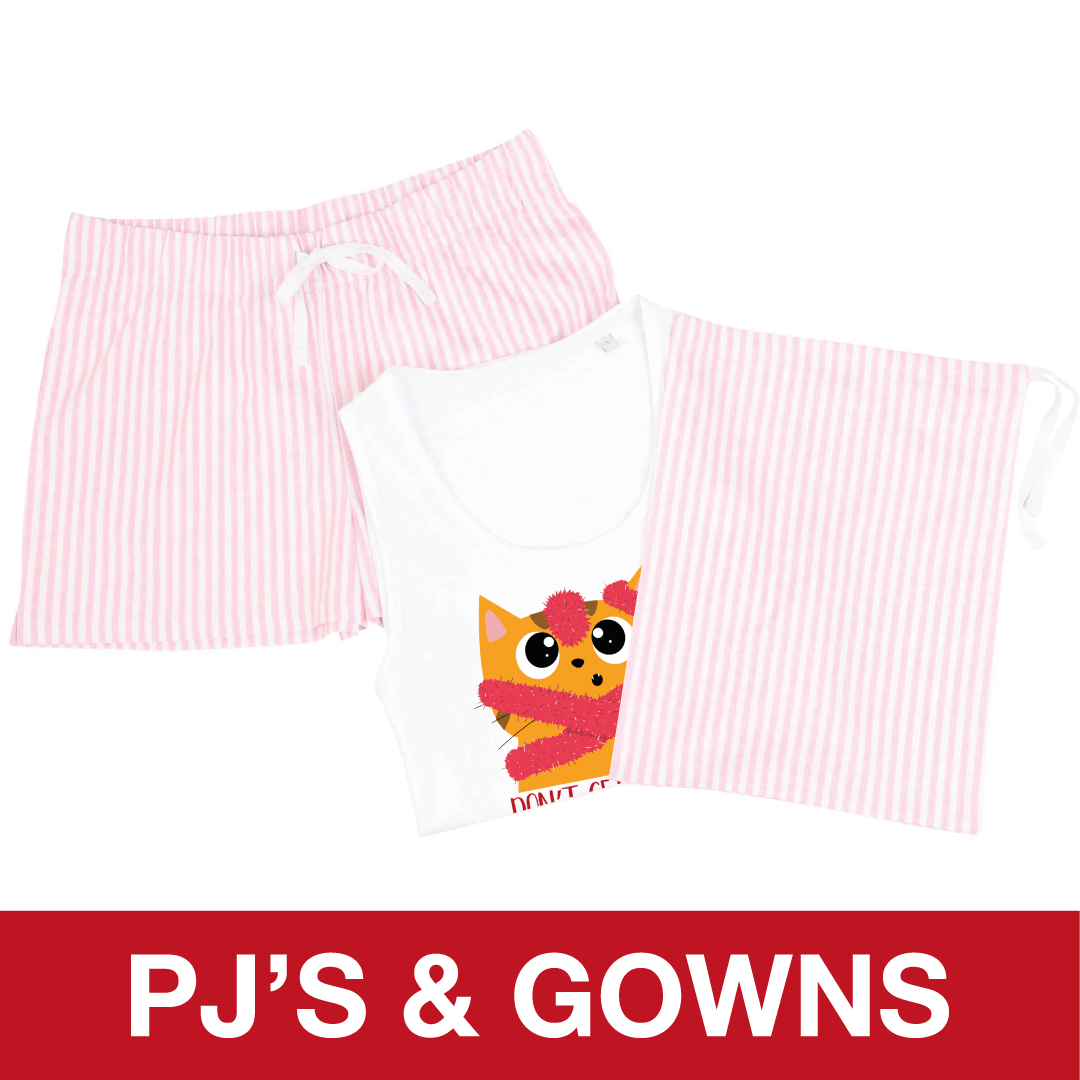 Christmas pyjamas and dressing gowns in adult sizes