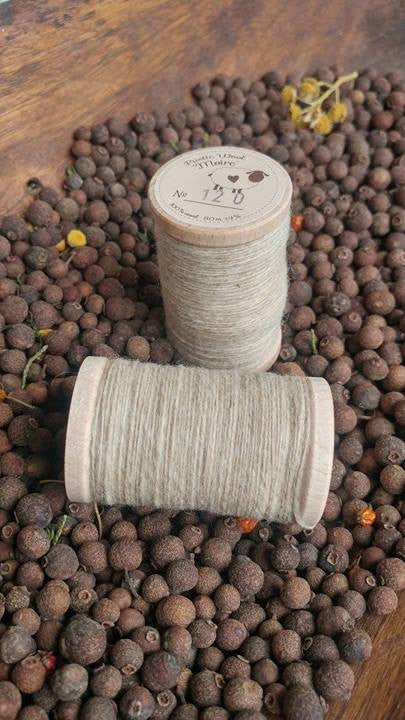 rustic moire wool thread