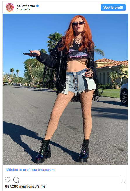 bella thorne coachella 2019