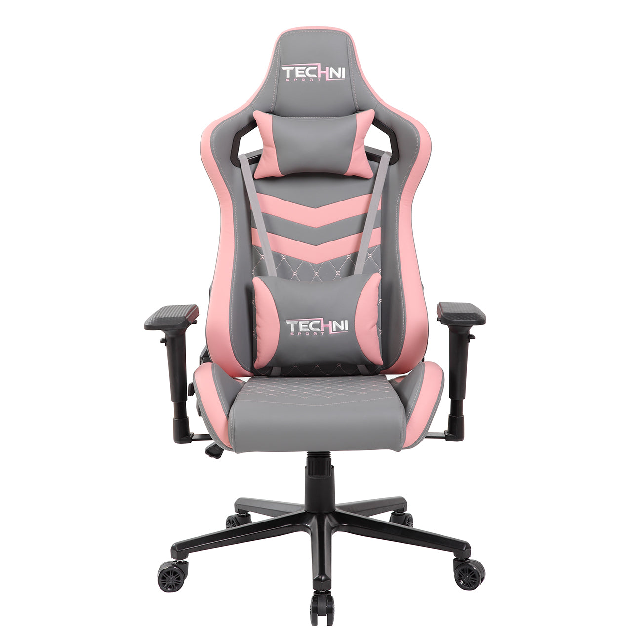 techni gaming chair pink