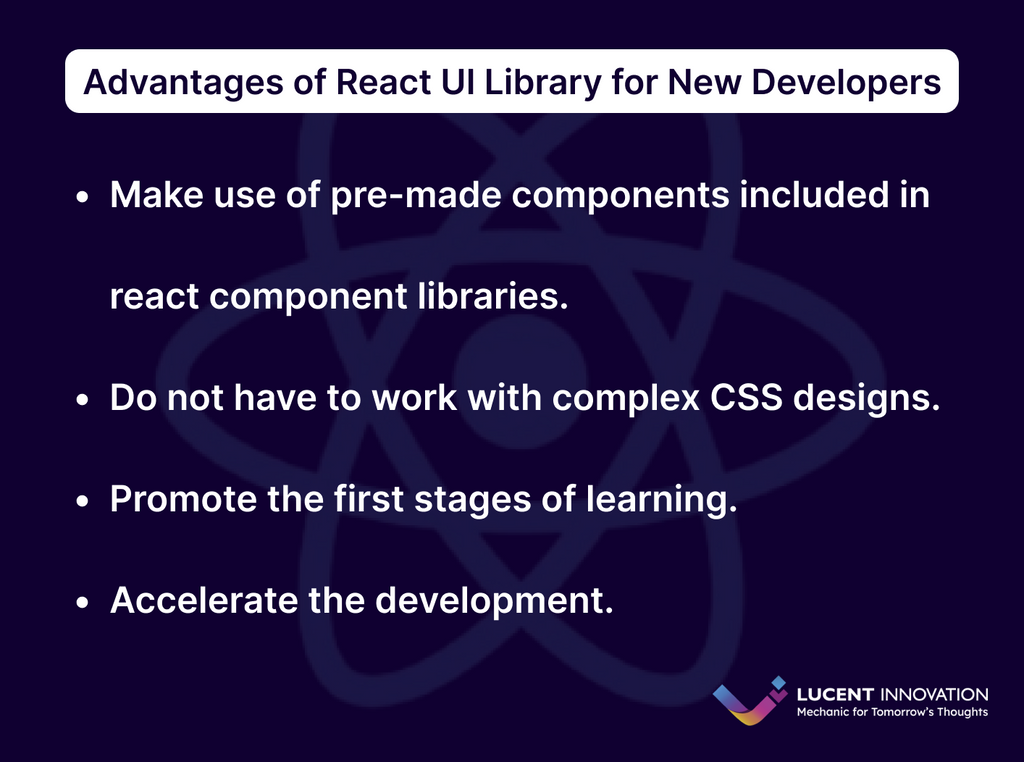 Benefits of React UI Library for Beginners