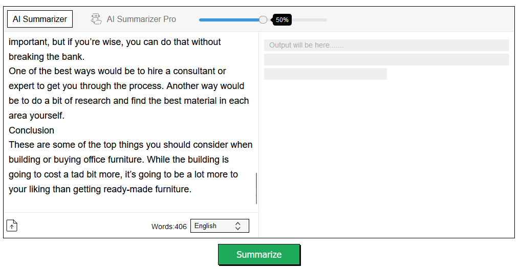 Copy The Content & Summarize - Lucent Innovation