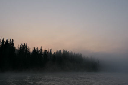 Early  morning fog on the Kenai River.