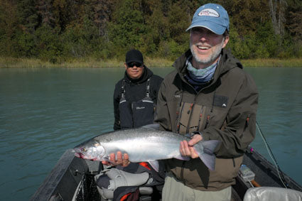 Fly caught Silver Salmon