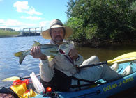 Andrew with a snook