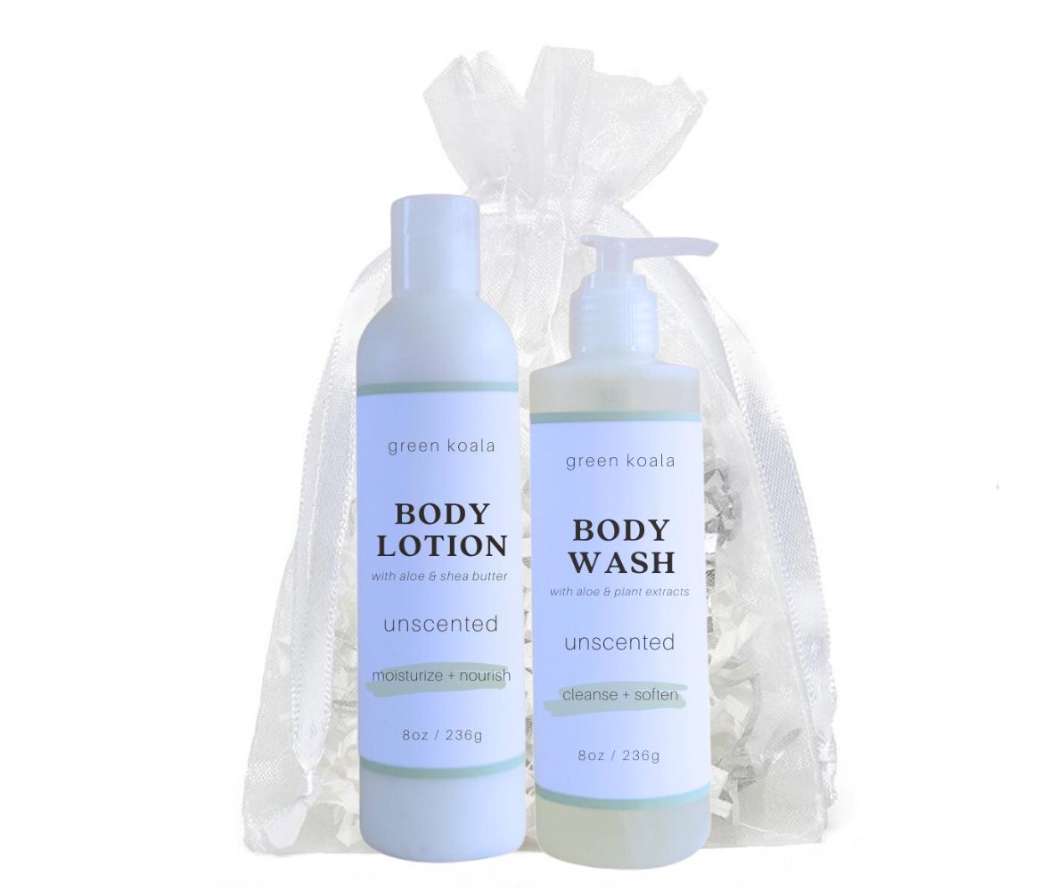 Fresh Pear Body Wash & Lotion Gift Set | Green Koala