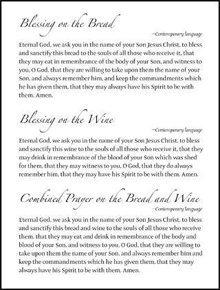 Communion Prayers - Hymnal Insert – Herald House