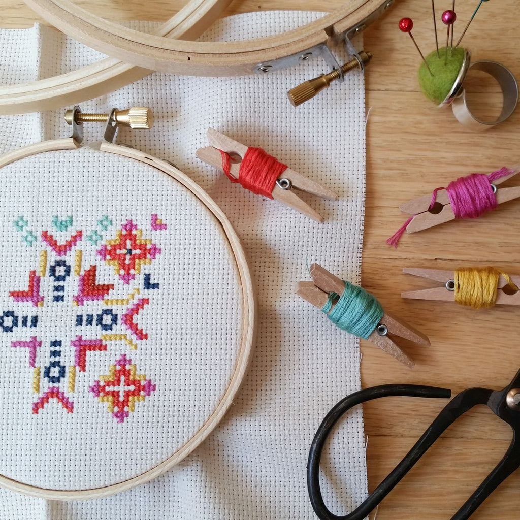 A Beginner S Guide To Cross Stitch Stitched Modern