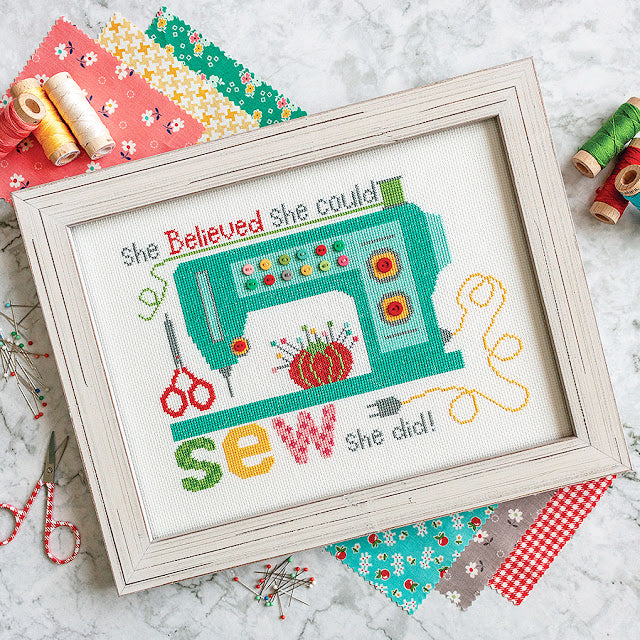 New vintage-inspired cross stitch patterns by Lori Holt - Stitched Modern