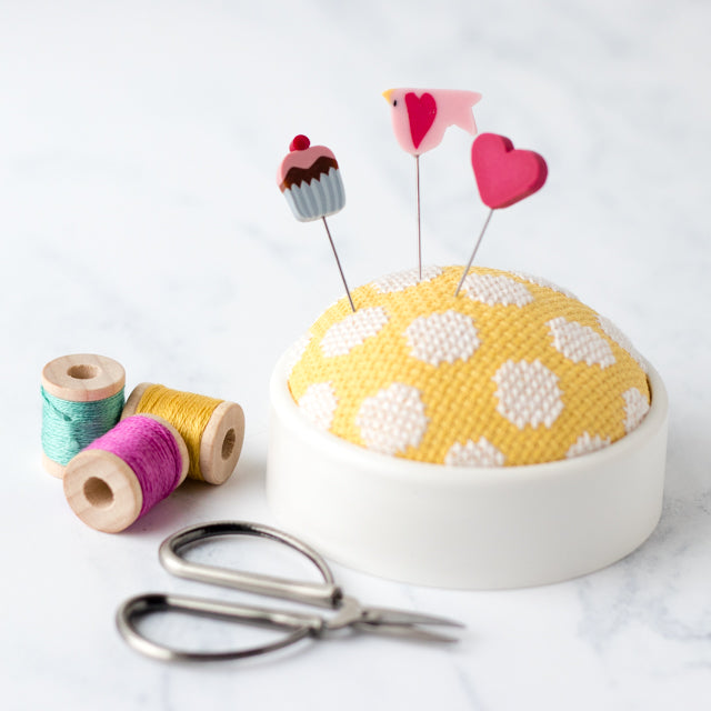 How To Make A No Sew Cross Stitch Pincushion Stitched Modern