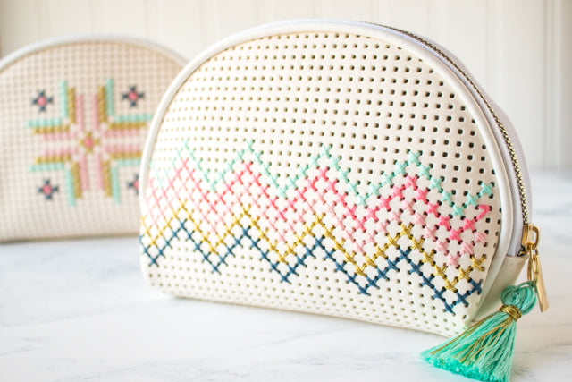 Making my own Unif cross-stitch bag #crossstitch #bag 