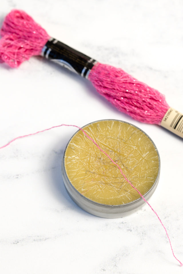 Tips for stitching with DMC's new Mouline Etoile sparkle embroidery floss