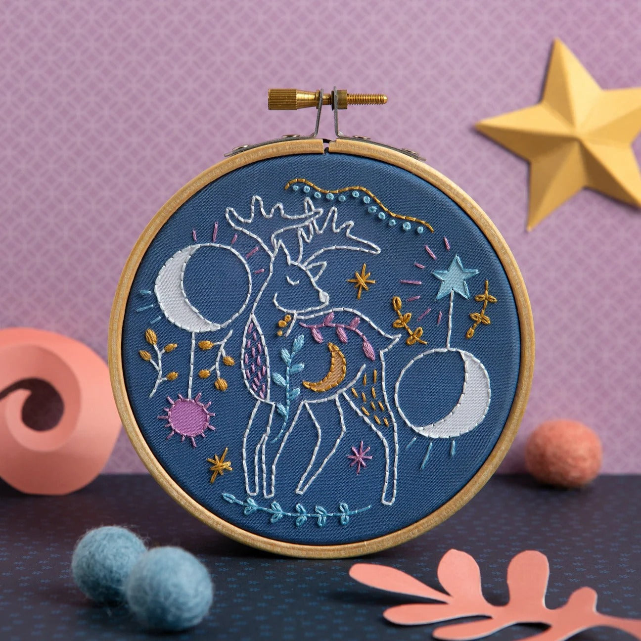 Celestial Bird Mini Embroidery Kit – KittyBea Knitting