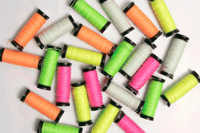 Luminous Line Yarn Glow In The Dark Embroidery Thread Sewing Night