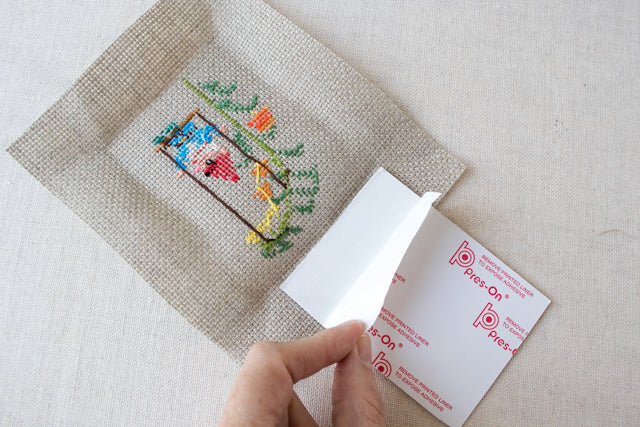 How to frame hand embroidery