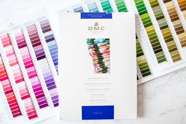 DMC Color Chart Floss Inventory Tracker digital PDF 