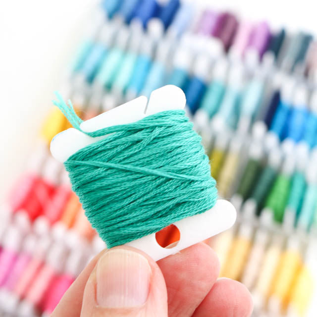 if there was such a thing as a phd in embroidery floss winding, i'd have  one - Pretty …