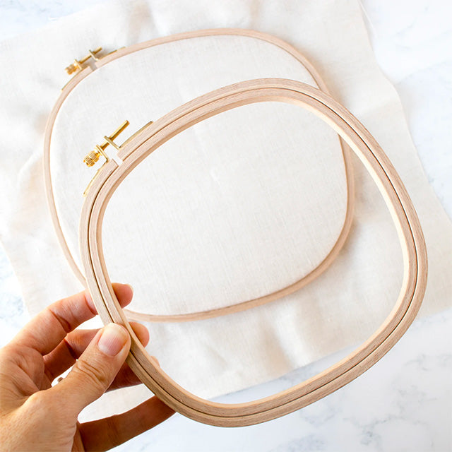 An essential guide to embroidery hoops: When, why, and how to use them