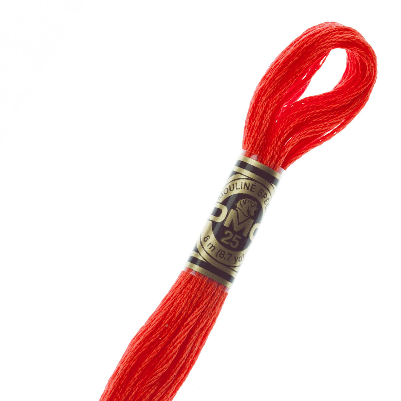 DMC 117AMZ3-666  3 Skein Pack Embroidery Floss, Bright Red