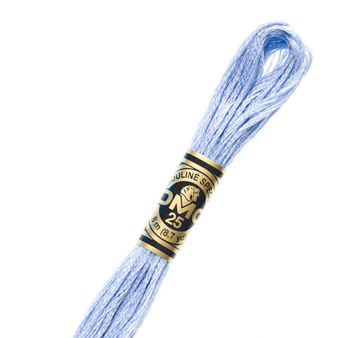 Medium linen thread, 33x2, 200m, dark blue