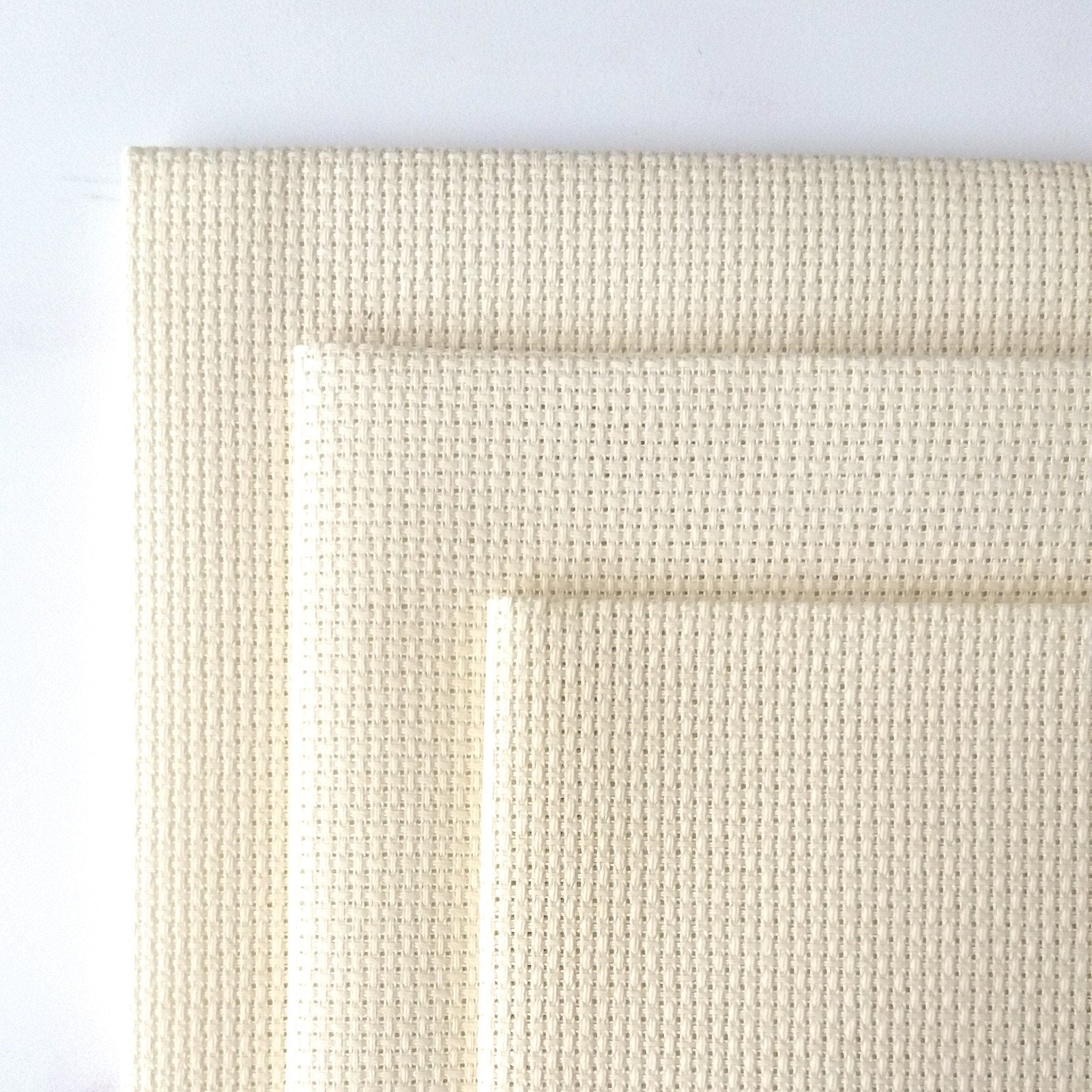 Aida cloth 18 count in ANTIQUE WHITE