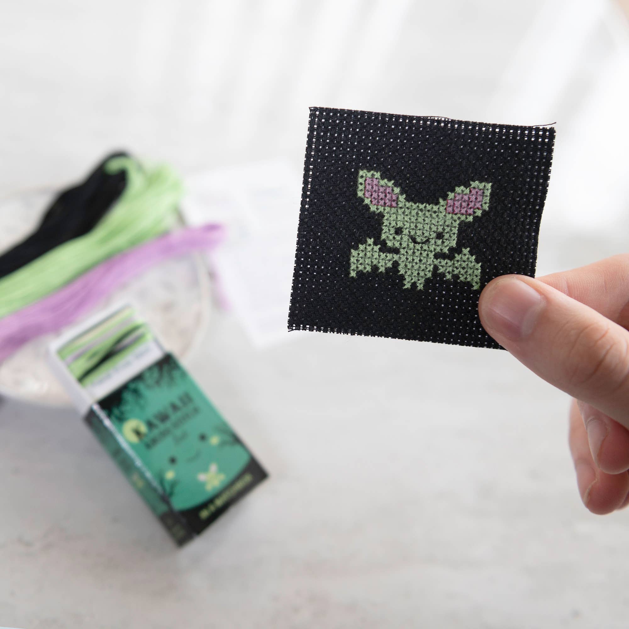 Hello world! Mini cross stitch kit