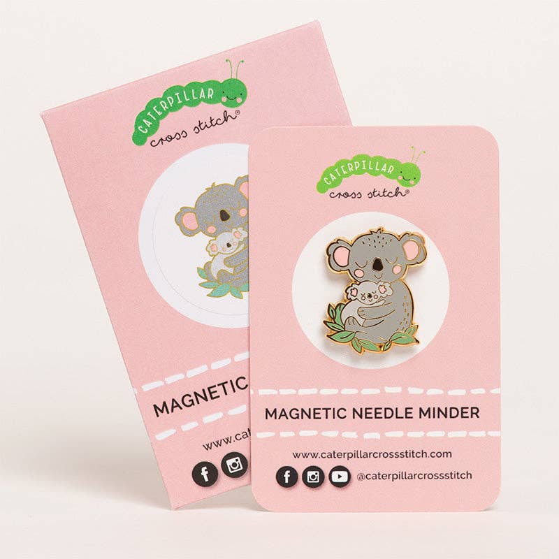 Hedgehog Enamel Needle Minder Magnet