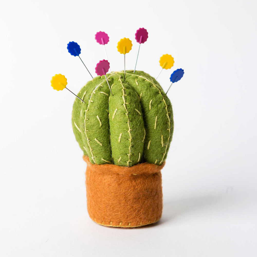 Felt Craft Mini Kit Cactus Pincushion Stitched Modern