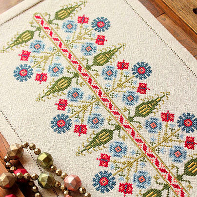 BALKAN QUARTET by Avlea Folk Embroidery Counted Cross Stitch Kit