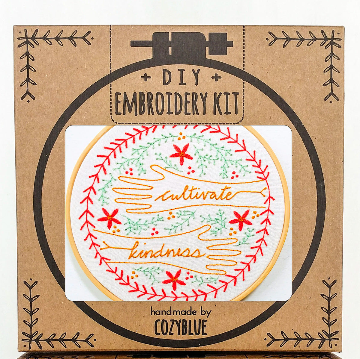 bee lovely embroidery kit – cozyblue