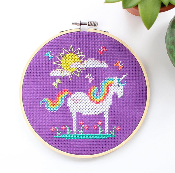 Fiesta Llama Cross Stitch Kit - Stitched Modern