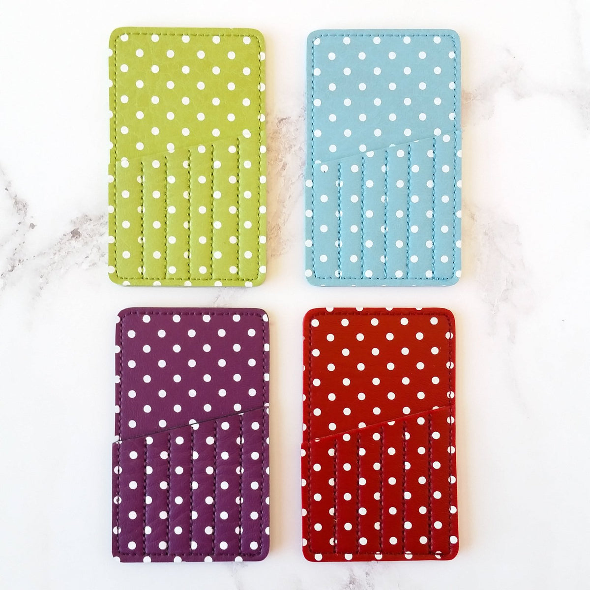 Polka Dot Needle Carrying Case - Stitched Modern