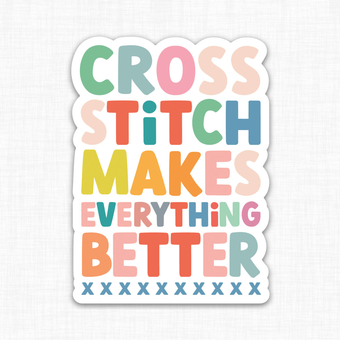 Sticker Stitch Sourire - XXL (Hauteur 176cm, Largeur 128cm)