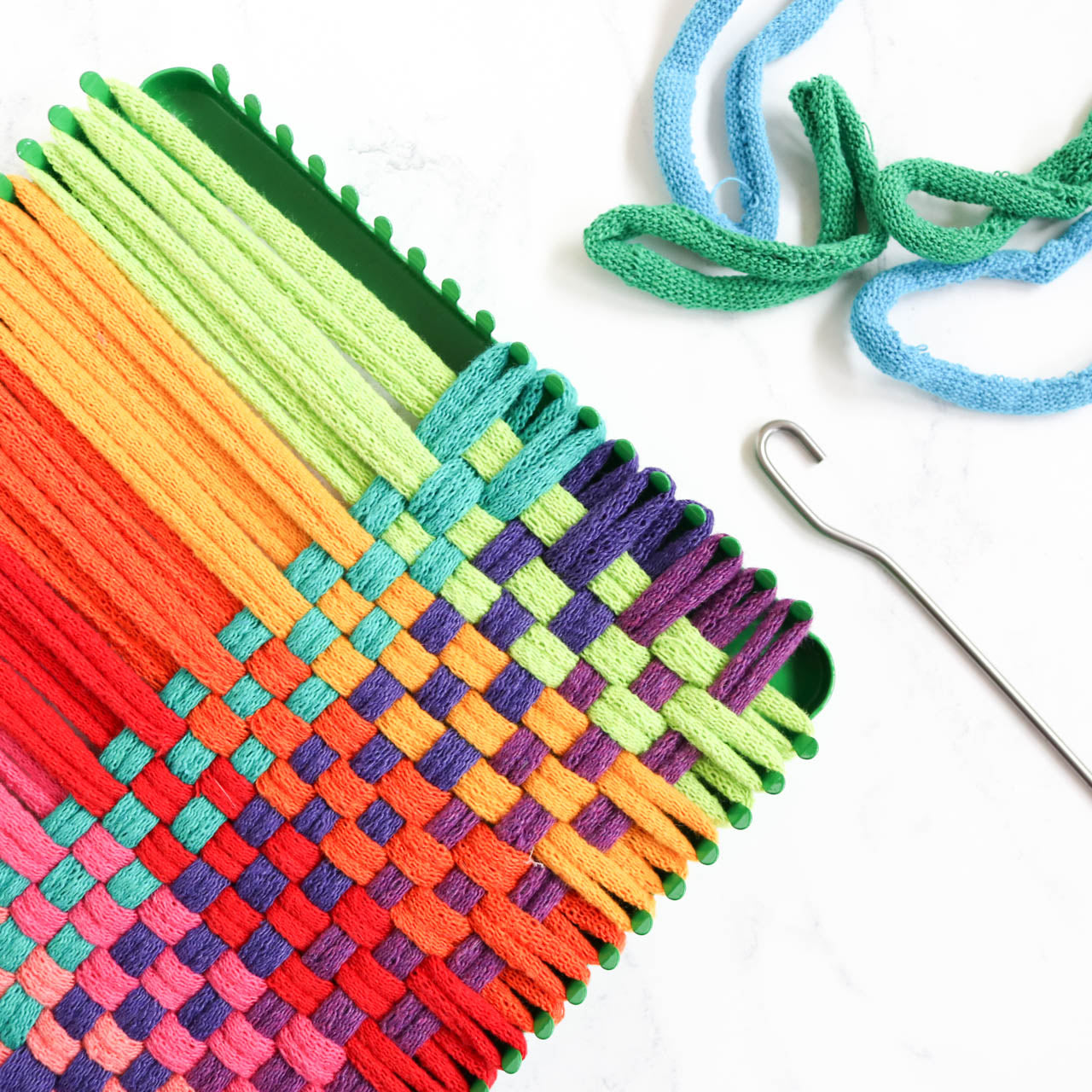 Traditional 7" Metal Potholder Loom Kit Stitched Modern