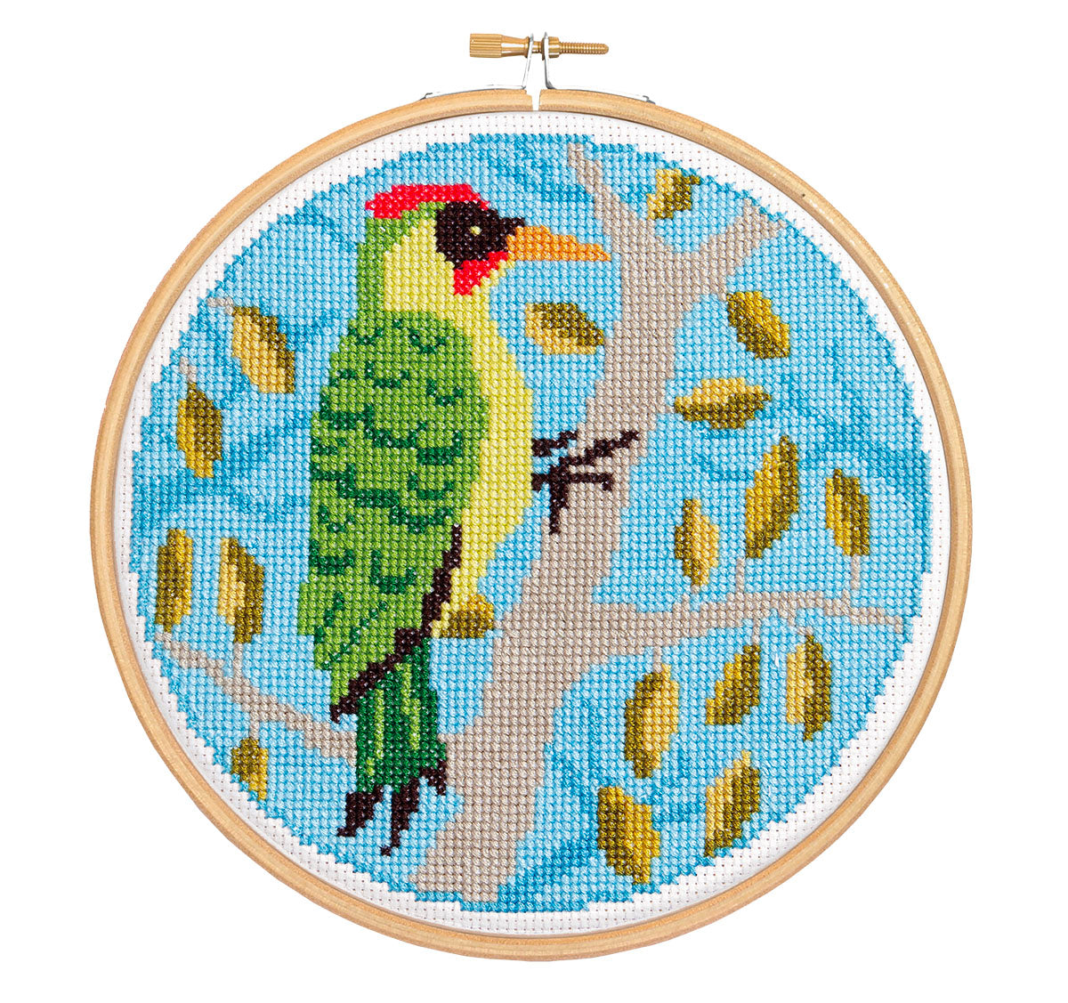 Rainbow Finch Cross Stitch Kit - Stitched Modern