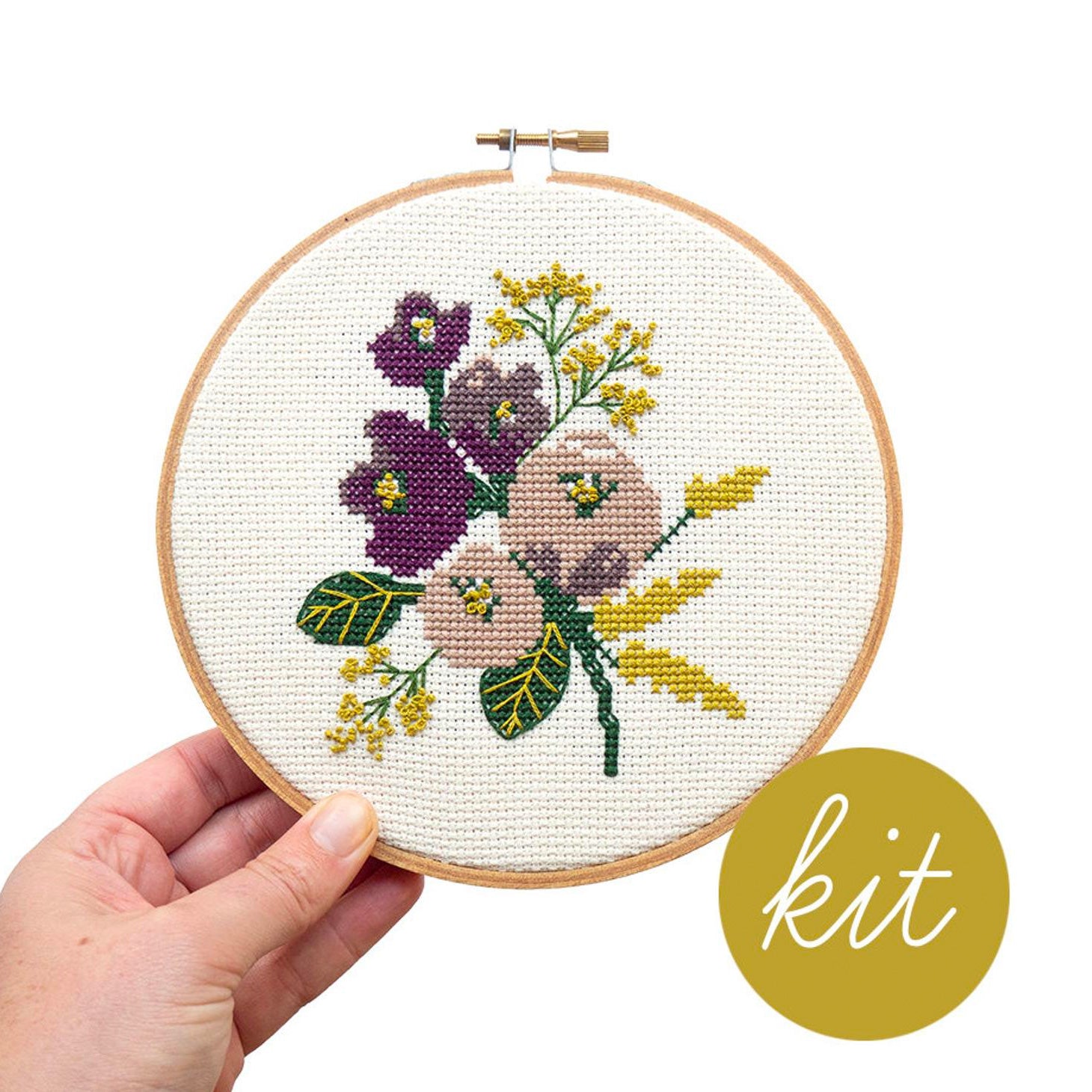 Modern Cross Stitch Kits + Patterns - Stitched Modern