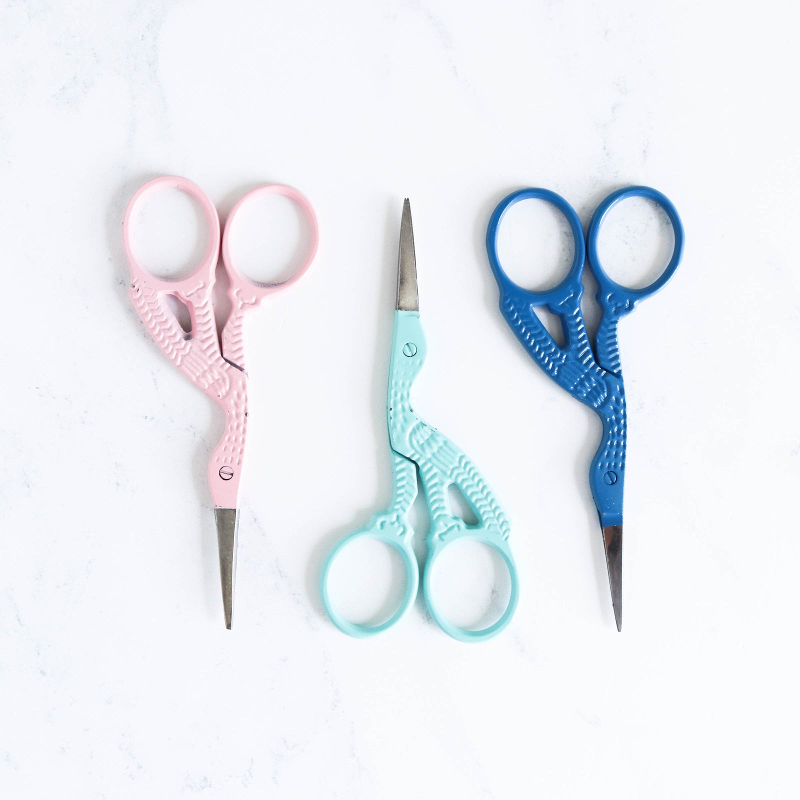 Patterned Embroidery Scissors - Pink Leopard - Stitched Modern