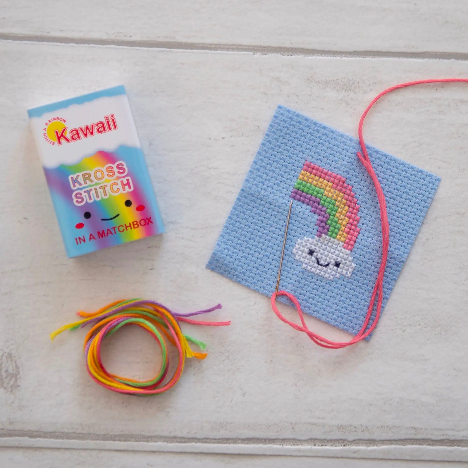 Beginners Children's Rainbow Cross Stitch Kit – SimplyWishes