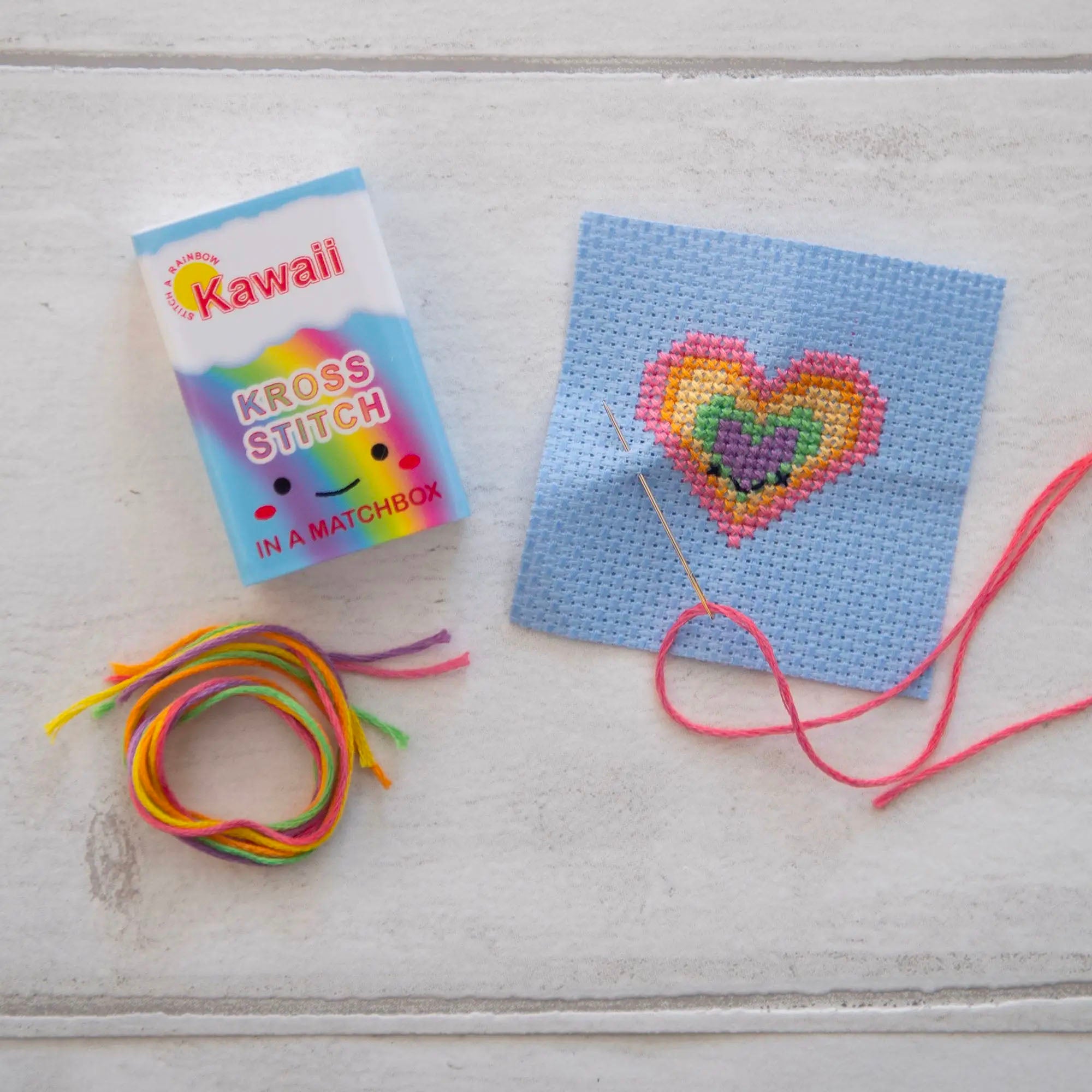 Beginners Children's Rainbow Cross Stitch Kit – SimplyWishes