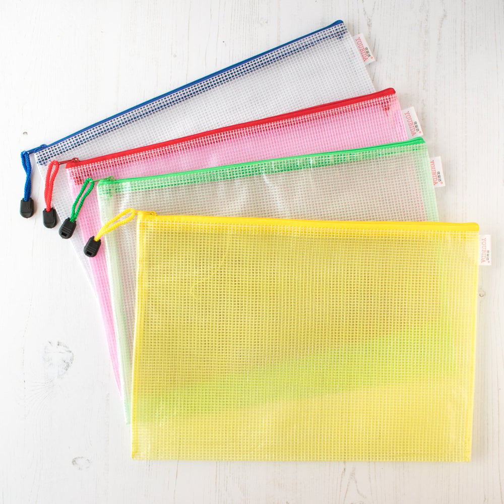 mesh zipper bags